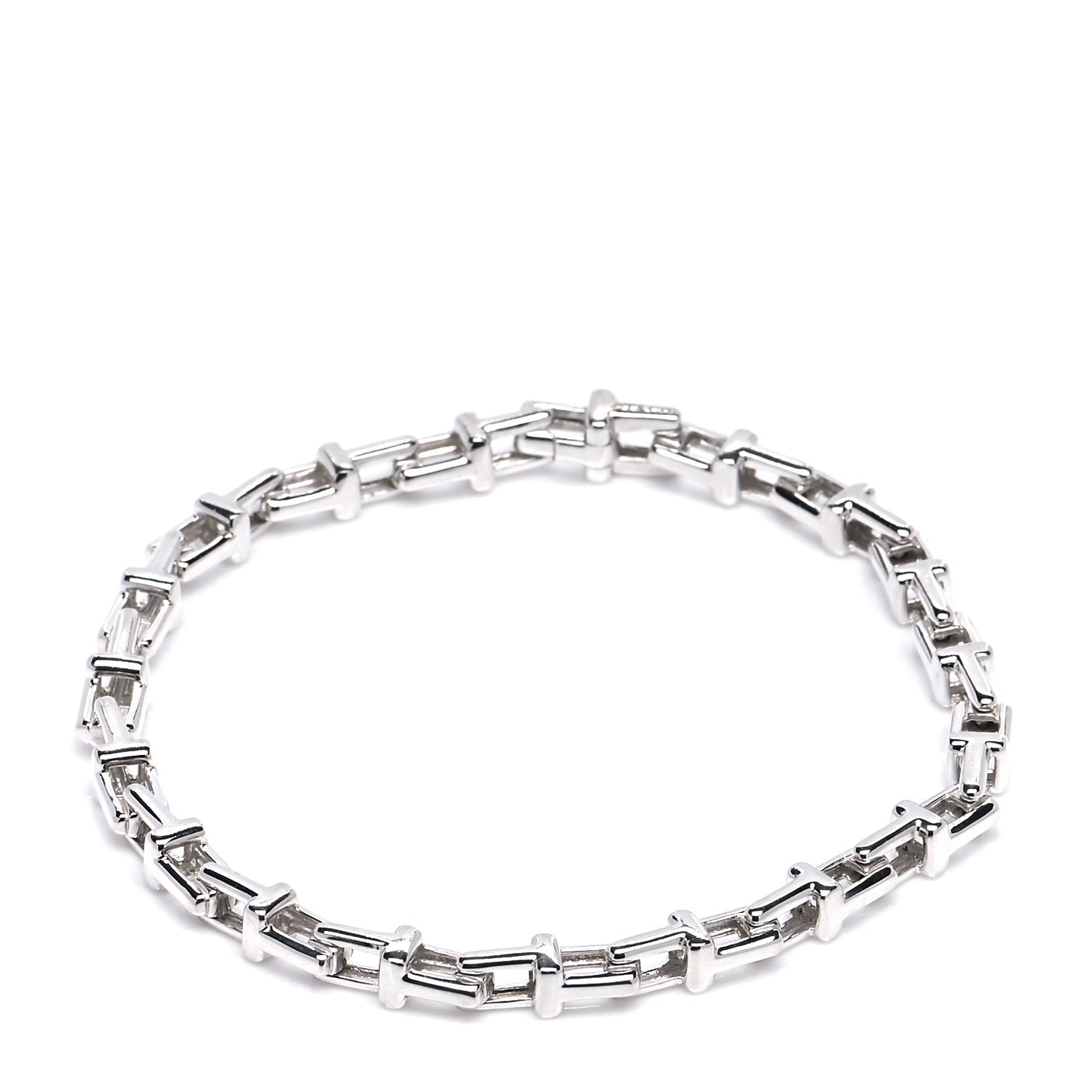 Sterling Silver Narrow T Chain Bracelet