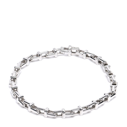 Tiffany Sterling Silver Narrow T Chain Bracelet 1 of 6
