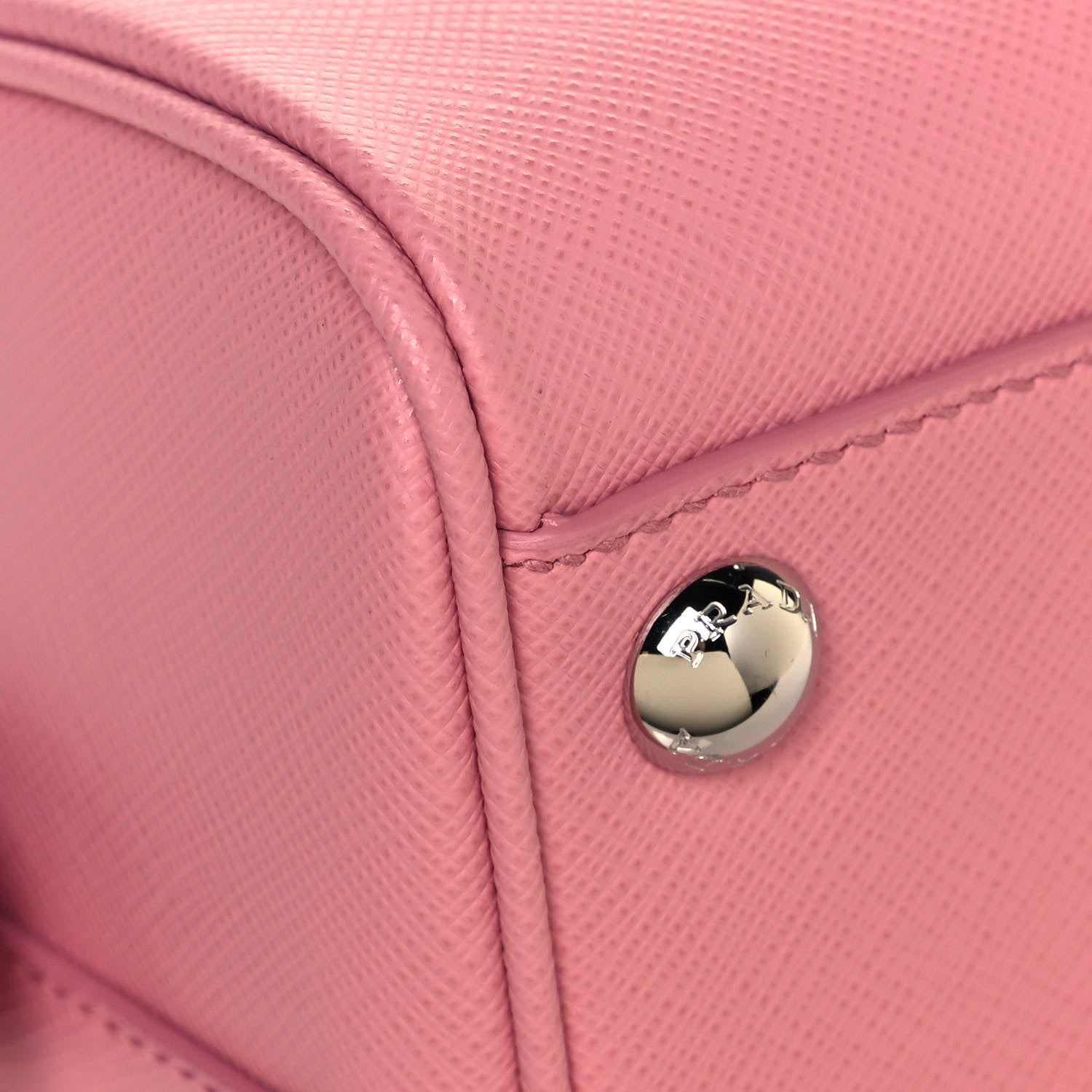 Prada Saffiano Lux Top Handle Crossbody Bag Petalo 10 of 11