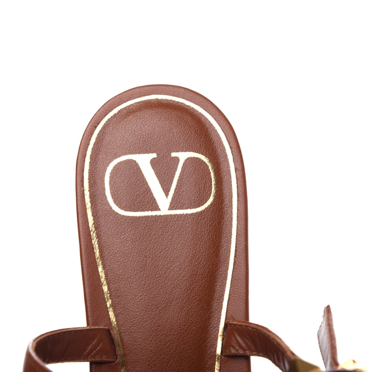Valentino Garavani Nappa Rockstud Flair Ankle Wrap Flat Sandals 36 Selleria 6 of 8