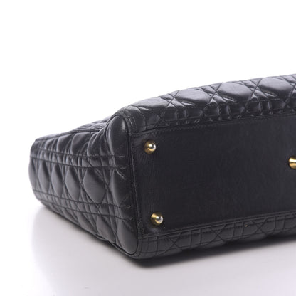Christian Dior Lambskin Cannage Large Lady Dior Black 13 of 16