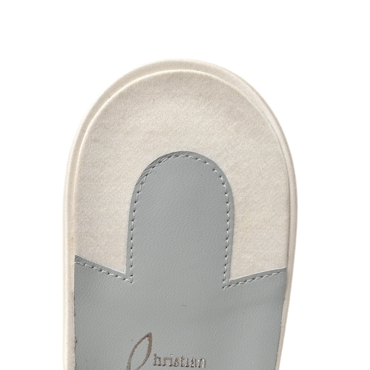 Christian Louboutin Crepe Satin Mariza 85 Sandals 41 Ivory 8 of 10
