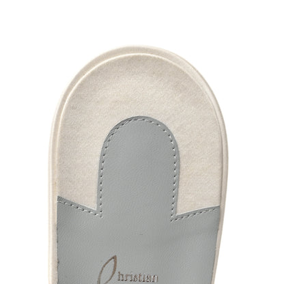 Christian Louboutin Crepe Satin Mariza 85 Sandals 41 Ivory 8 of 10