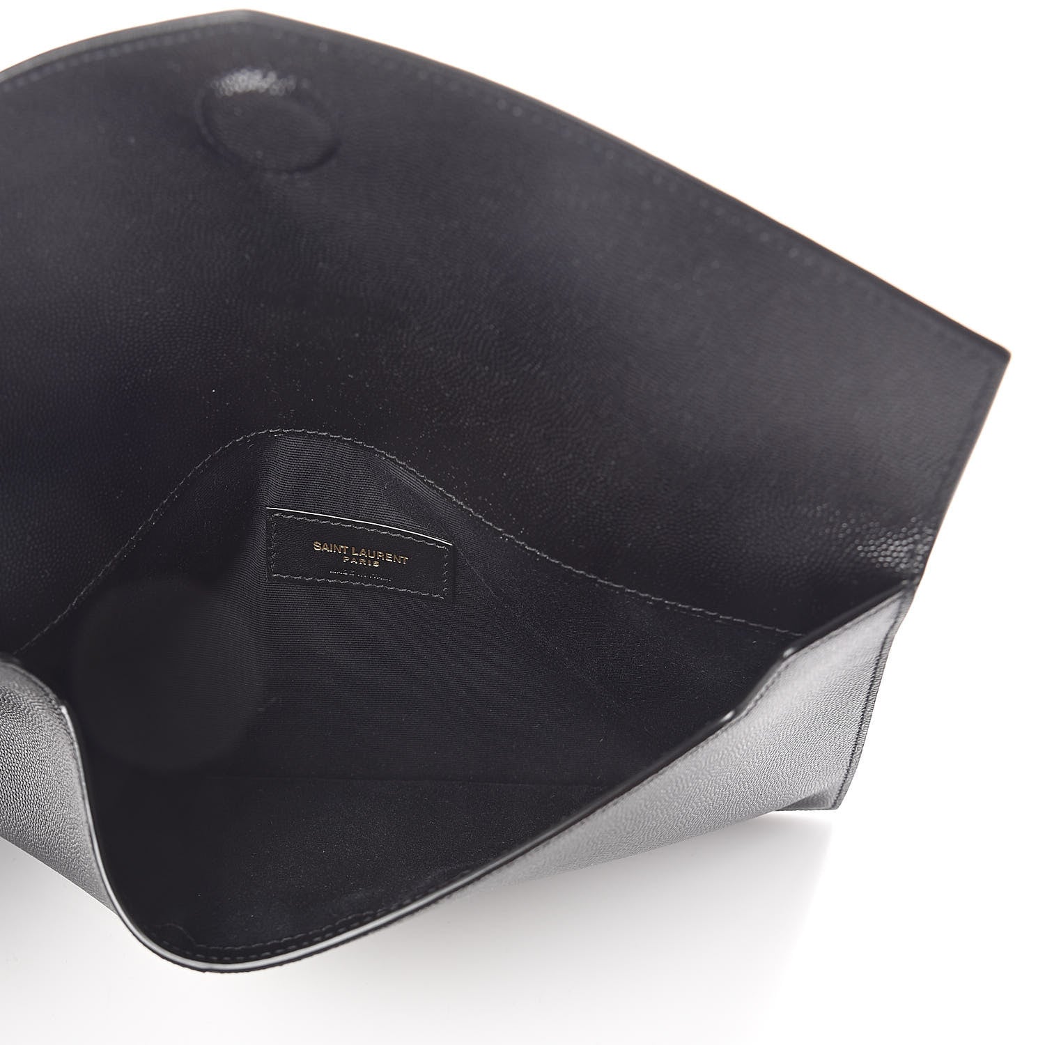 Saint Laurent Grain De Poudre Uptown Pouch Black 5 of 7