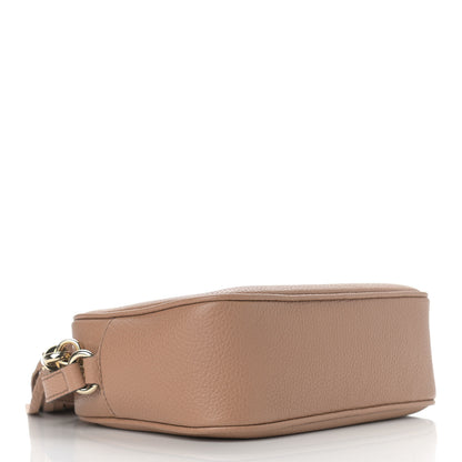 Gucci Pebbled Calfskin Small Soho Disco Bag Camelia 4 of 9