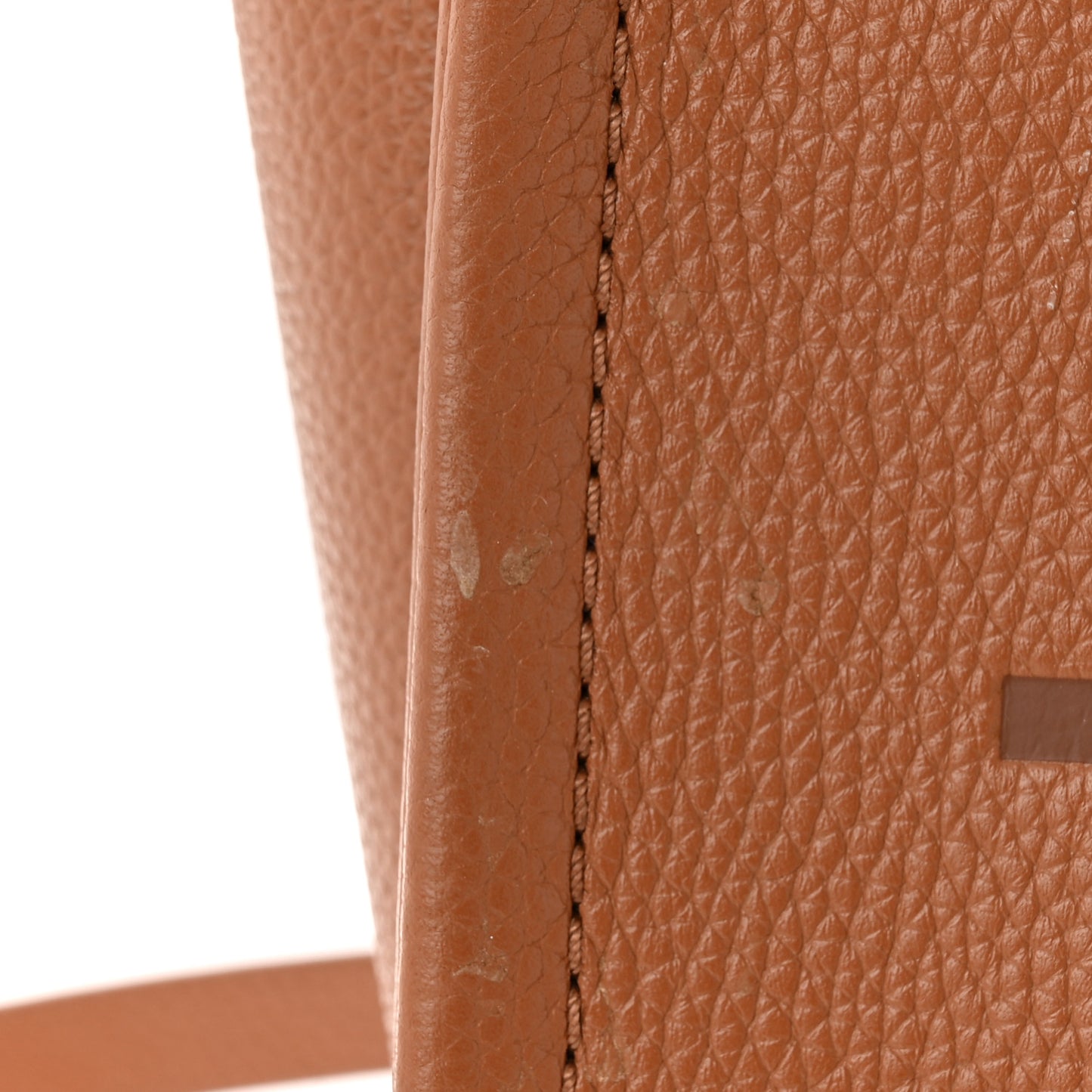 Grained Calfskin Medium The Tote Bag Argan Oil