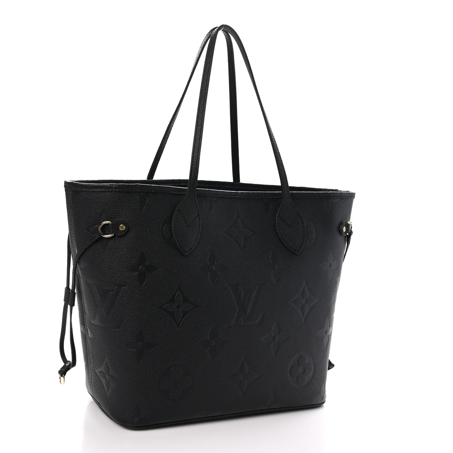 Louis Vuitton Empreinte Monogram Giant Neverfull MM Black 3 of 11