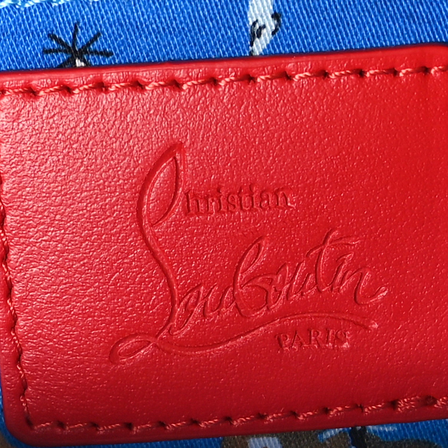 Christian Louboutin Frise Broderie Calfskin Mini Greekaba Tote Biscotto Multicolor 7 of 10