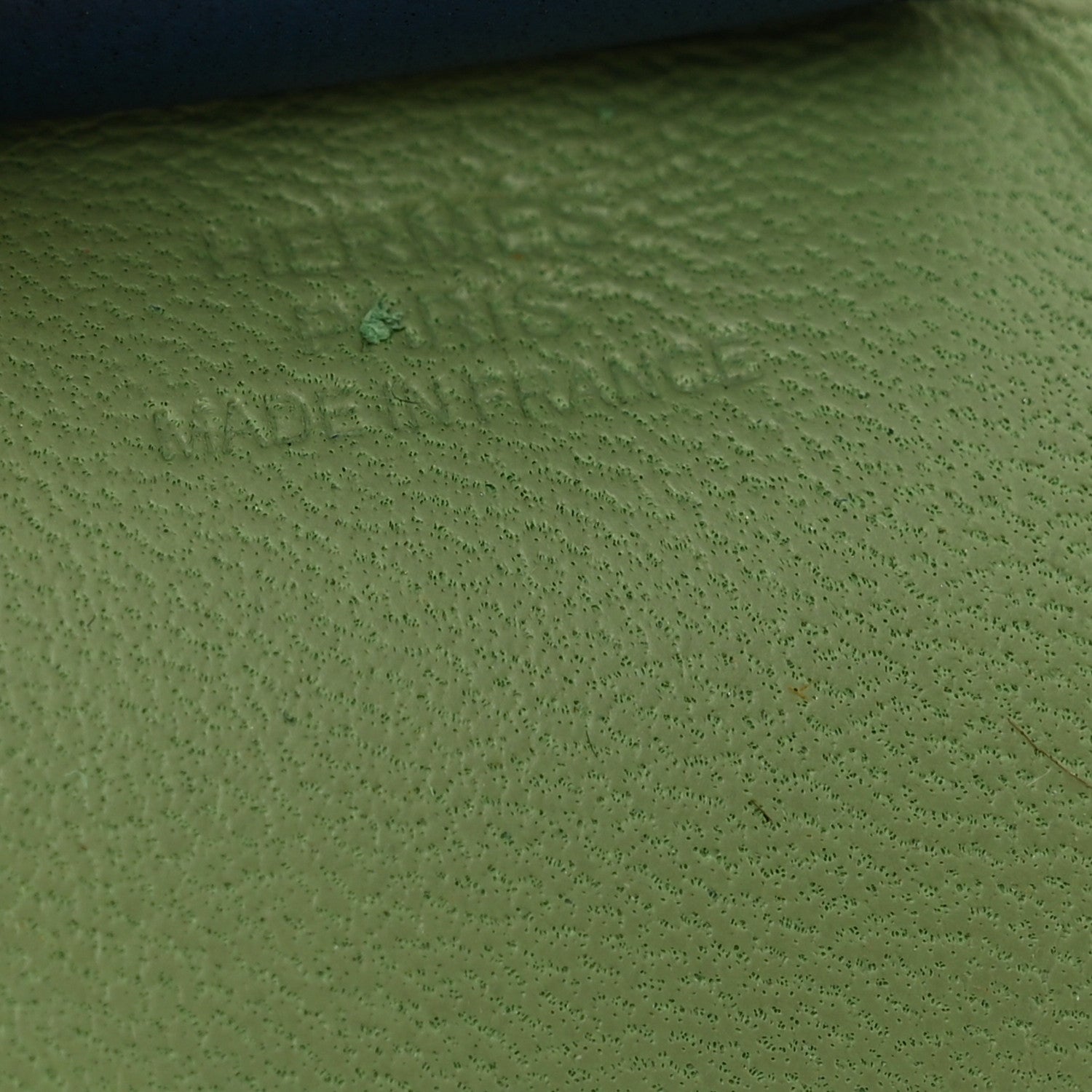Hermes Milo Lambskin Grigri Rodeo Horse Bag Charm PM Vert Criquet Sesame Bleu De Malte 4 of 4