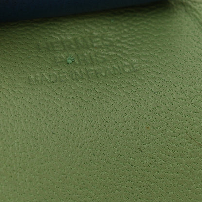 Hermes Milo Lambskin Grigri Rodeo Horse Bag Charm PM Vert Criquet Sesame Bleu De Malte 4 of 4