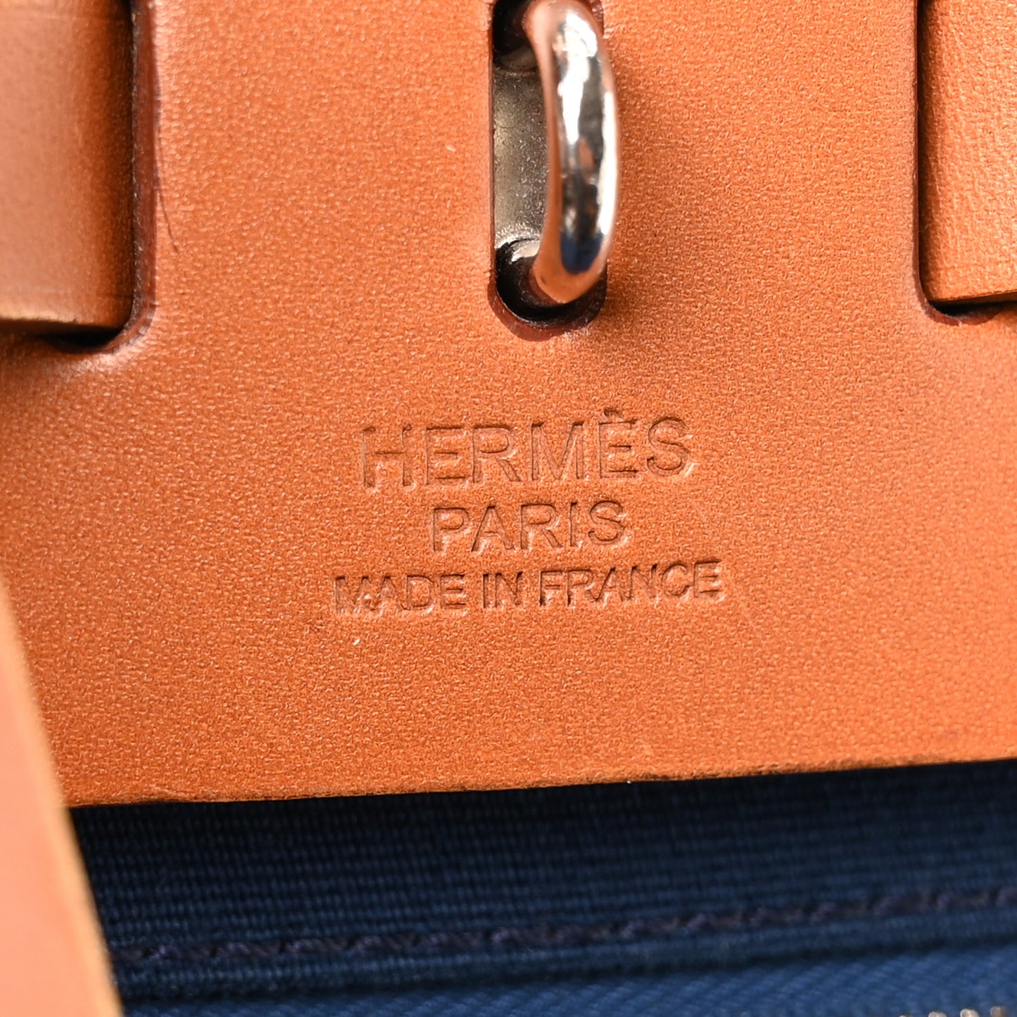 Vache Hunter Toile Herbag Zip 31 PM Bleu De Malte Natural