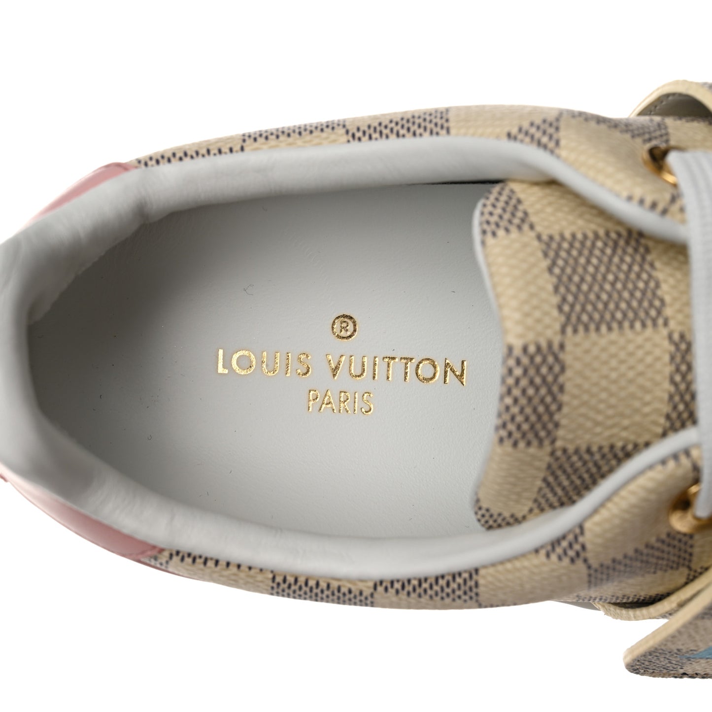 Damier Azur Summer Trunks Frontrow Sneaker 38
