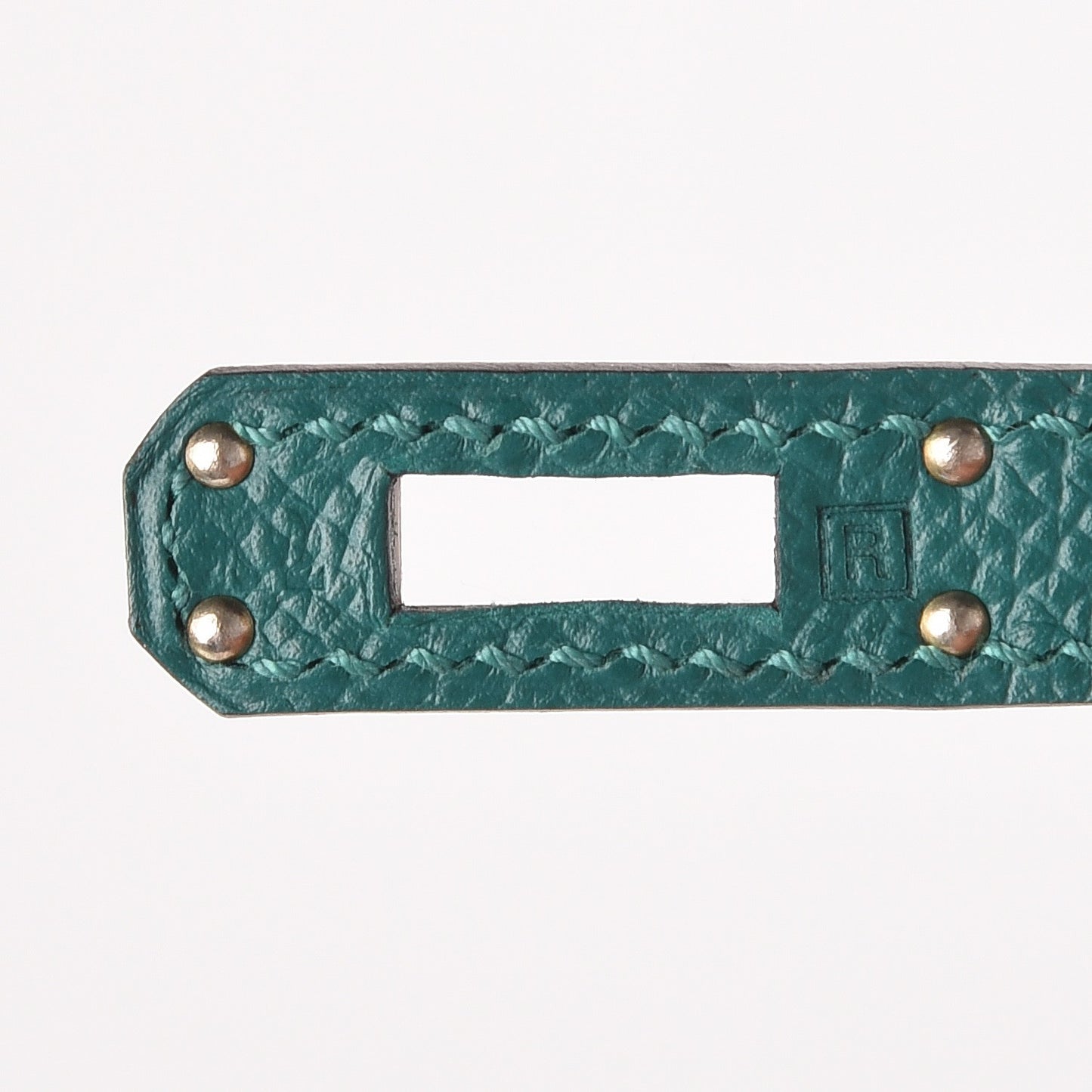 Epsom Kelly Pochette Clutch Malachite