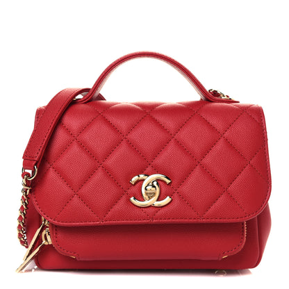 Chanel Caviar Quilted Mini Business Affinity Flap Red 1 of 5