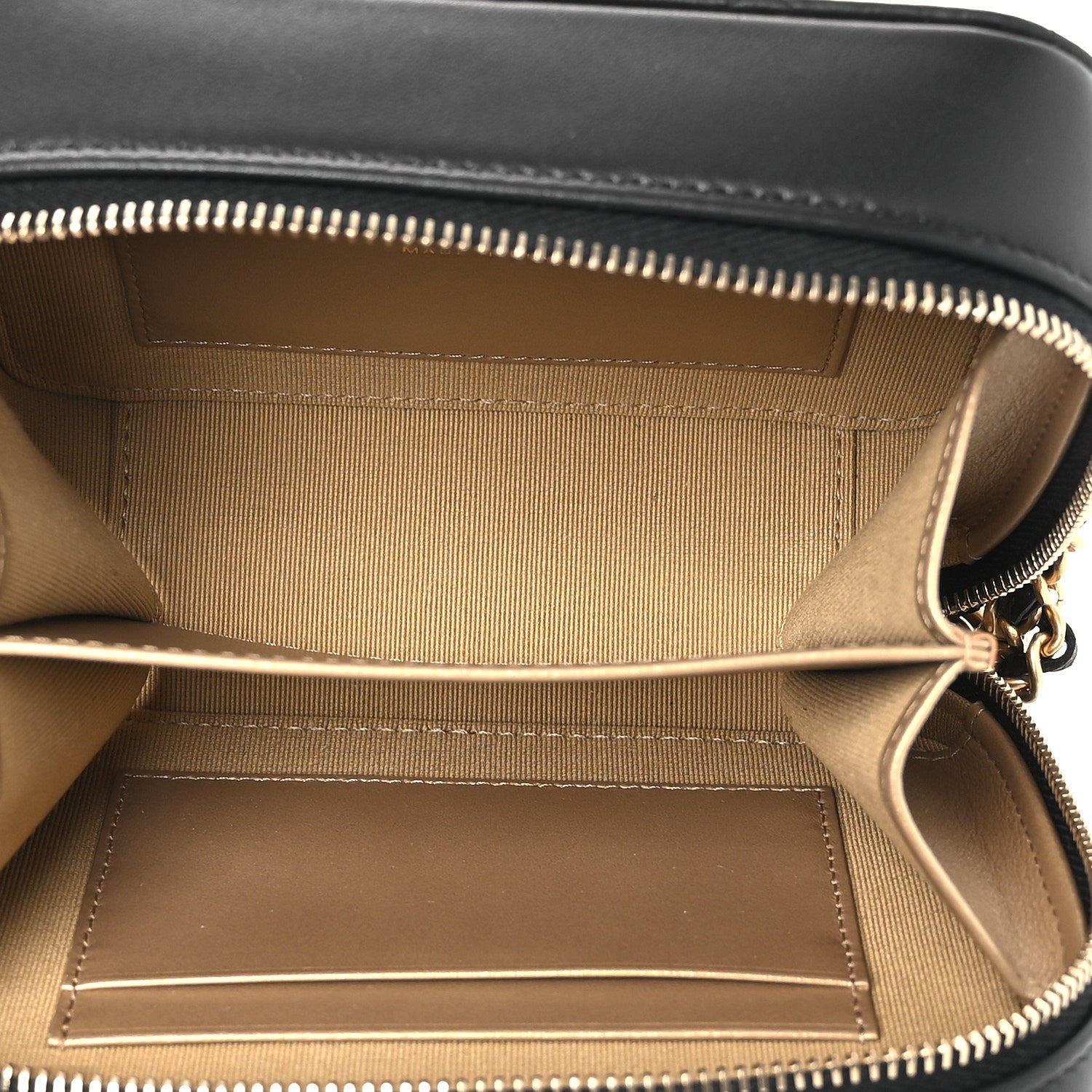 Chanel Lambskin Quilted CC Pearl Crush Camera Case Black 1858431