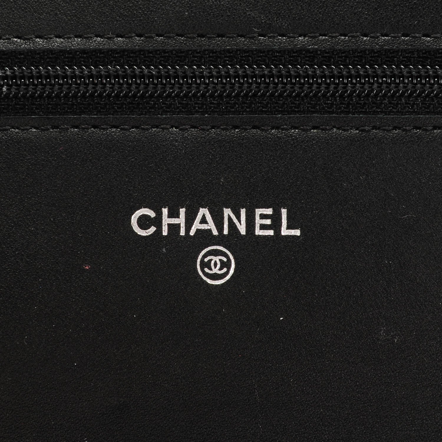 Chanel Caviar Timeless CC Wallet On Chain WOC Black 6 of 8