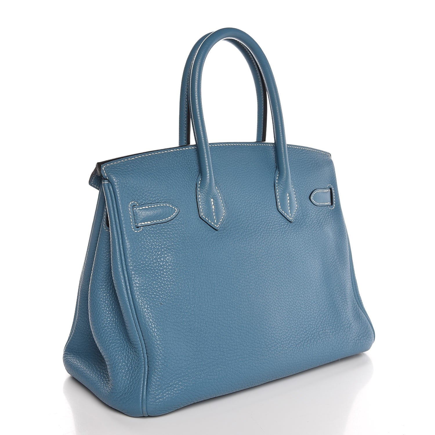 Hermes Togo Birkin 30 Blue Jean 3 of 35