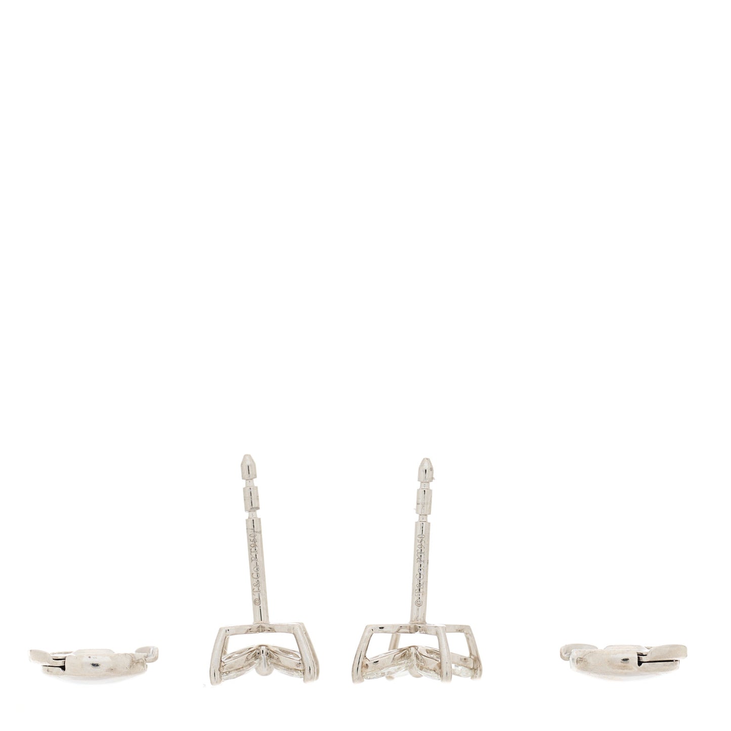 Platinum Diamond .19ct Mini Victoria Earrings