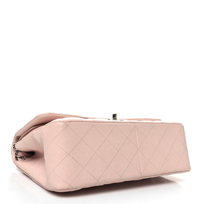 Chanel Caviar Quilted Jumbo Double Flap Light Pink 4 of 10