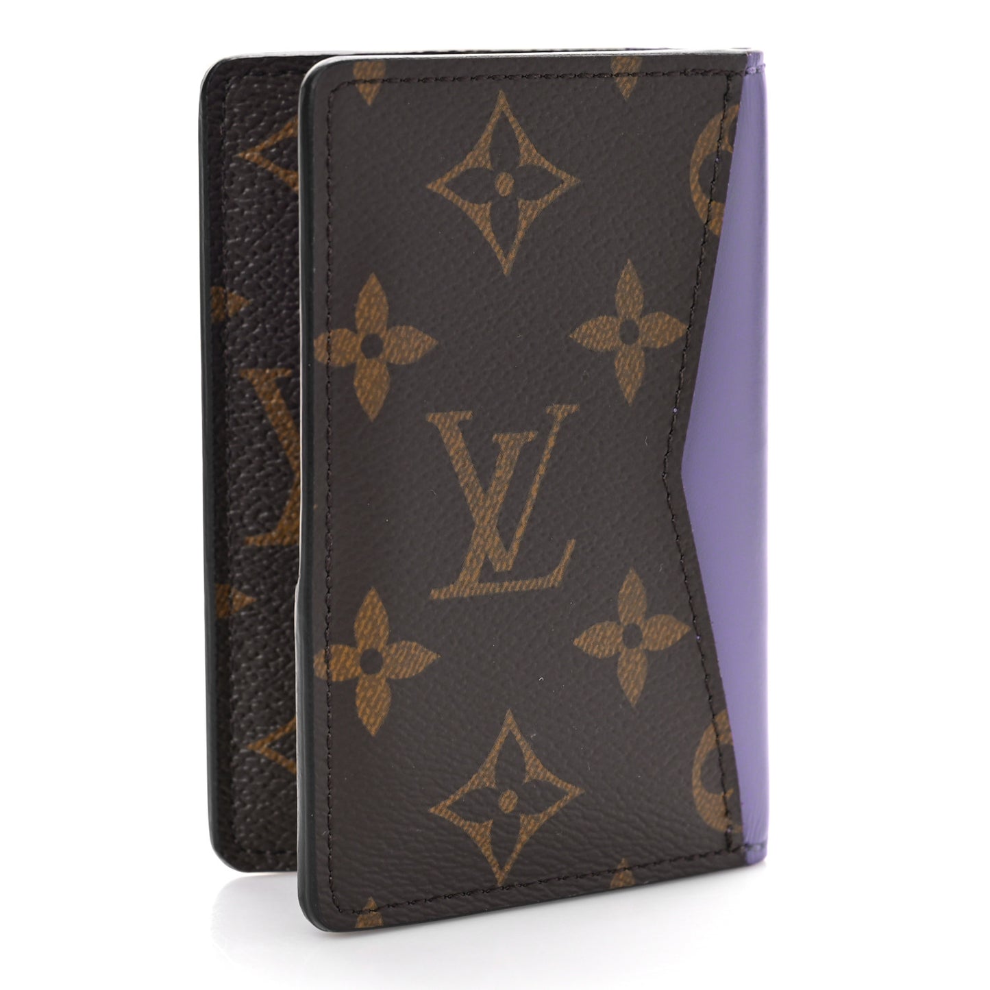 Monogram Pocket Organizer NM Purple