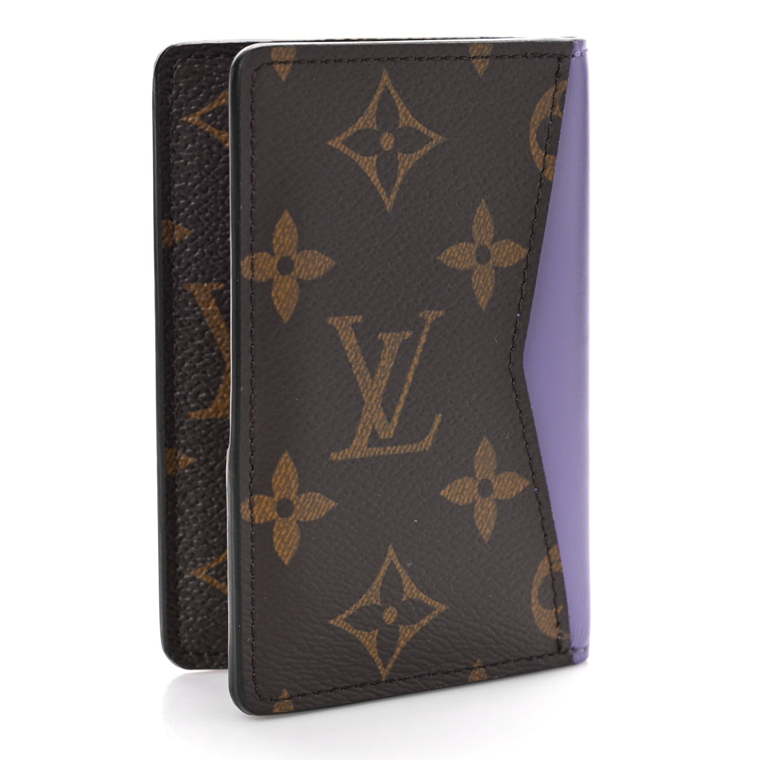 Louis Vuitton Monogram Pocket Organizer NM Purple 3 of 9