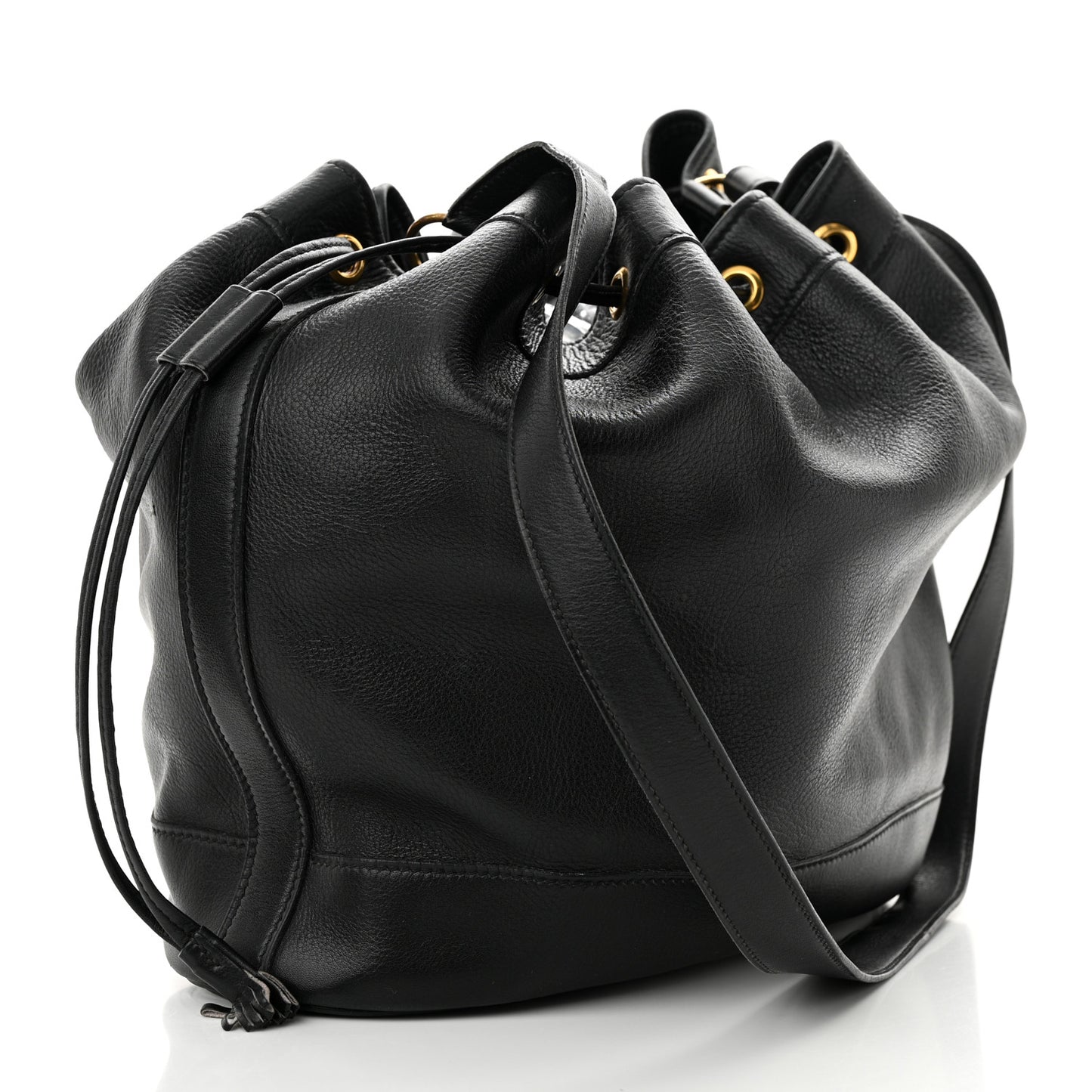 Ardennes Market Drawstring Bag 28 Black