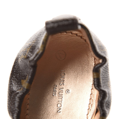 Louis Vuitton Patent Monogram Flirty Ballerina Flats 37 Gold 6 of 9