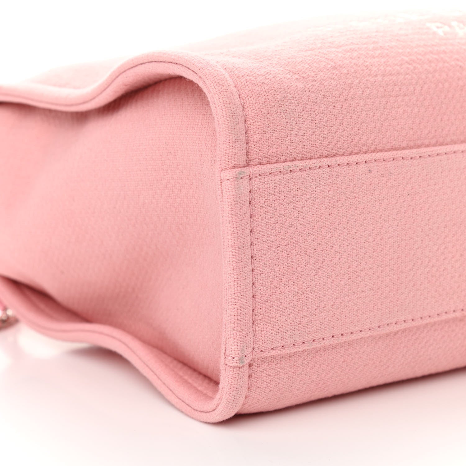 Chanel Mixed Fibers Small Deauville Tote Pink 8 of 10