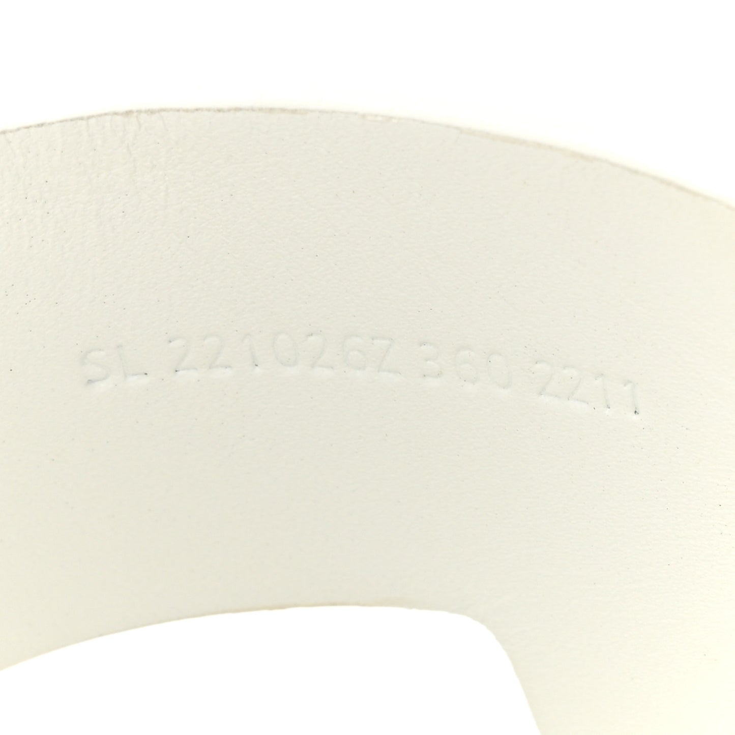 Calfskin Cork Eze 30 Sandals 36 White
