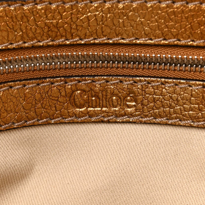 Chloe Metallic Calfskin Crystal Paddington Satchel Gold 6 of 19