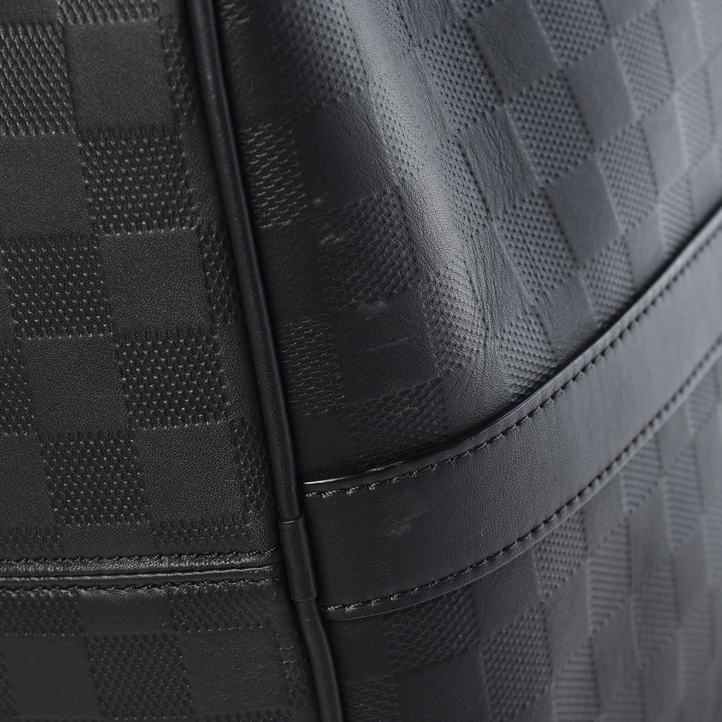 Damier Infini Keepall Bandouliere 55 Onyx
