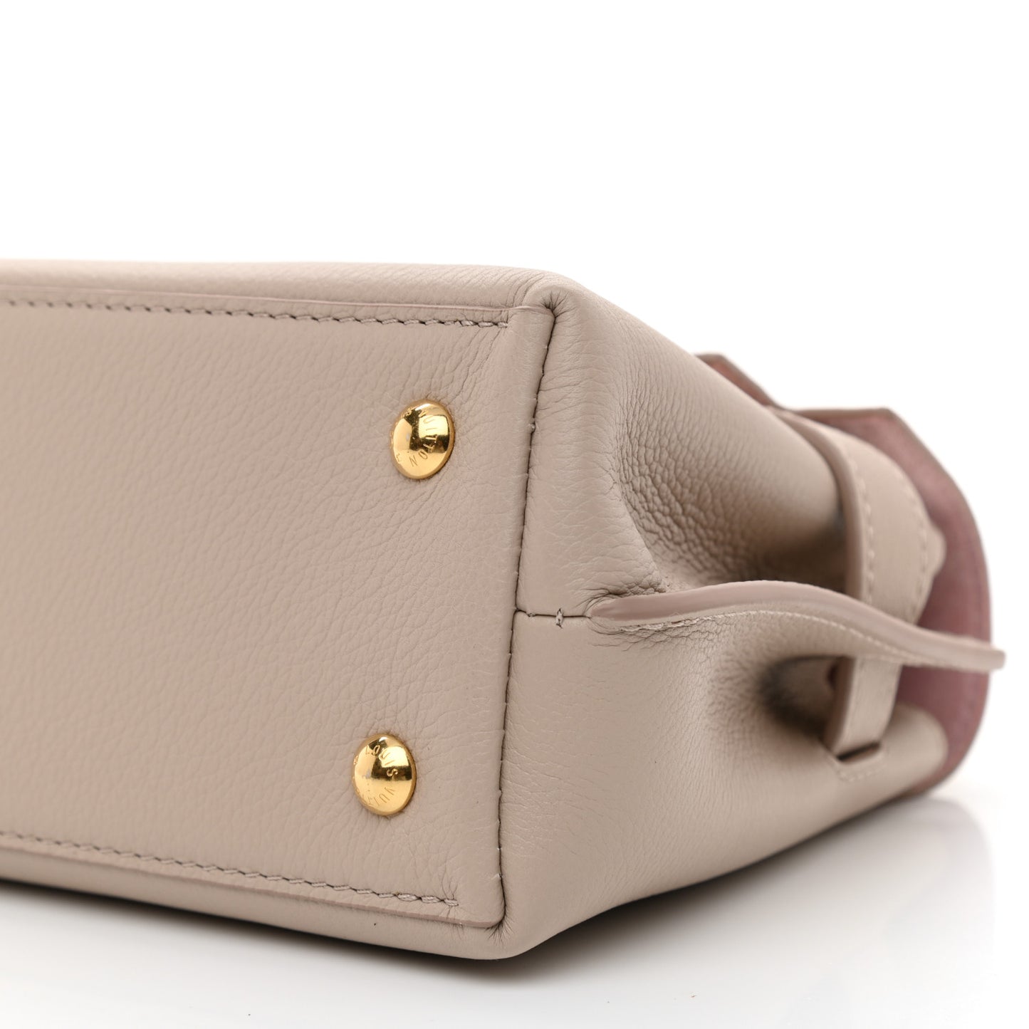 Soft Calfskin Mini Lockme Ever Greige