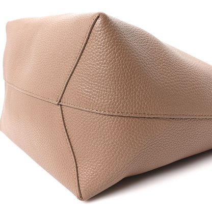 Mansur Gavriel Pebbled Calfskin Small Everyday Cabas Biscotto 8 of 8