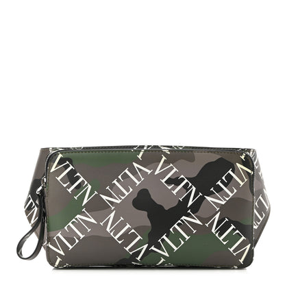 Valentino Garavani Calfskin VLTN Waist Bag Army Green 1 of 9