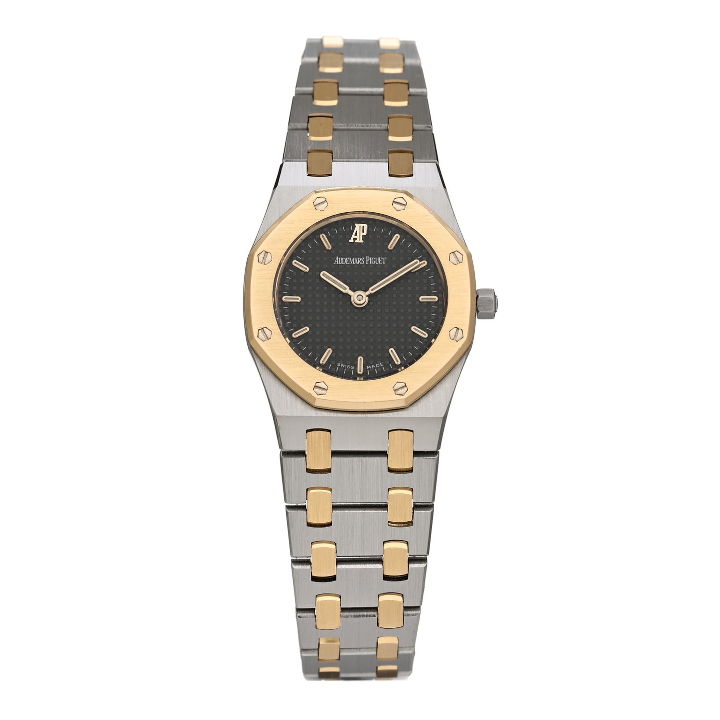 Stainless Steel 18K Yellow Gold 24mm Royal Oak Quartz Watch Grey 66339SA.O.0722SA.01