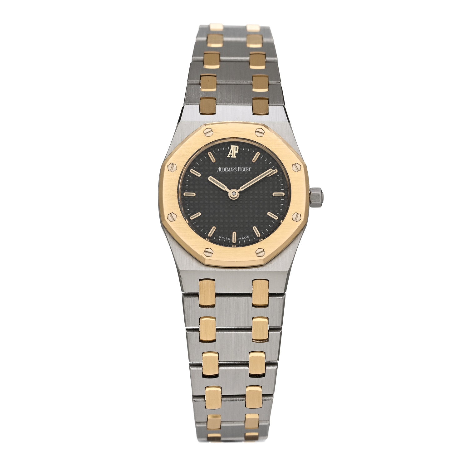 Audemars Piguet Stainless Steel 18K Yellow Gold 24mm Royal Oak Quartz Watch Grey 66339SA.O.0722SA.01 1 of 5
