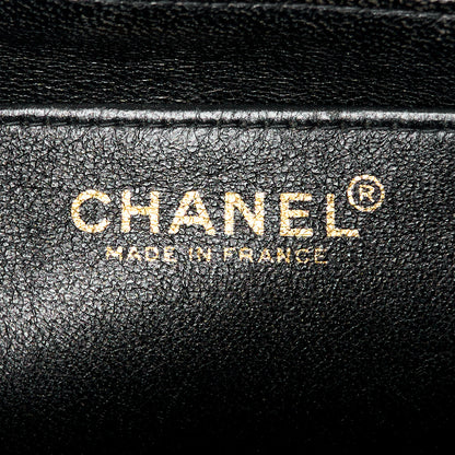 Chanel Caviar Quilted Jumbo Kelly Flap Black 6 of 13