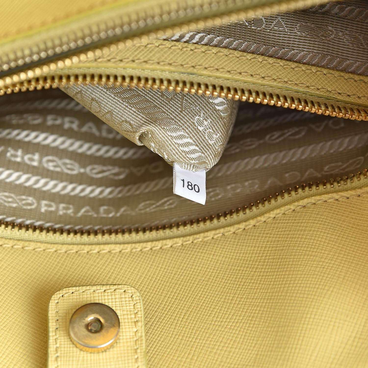 Prada Saffiano Lux Large Open Promenade Tote Ginestra 8 of 23