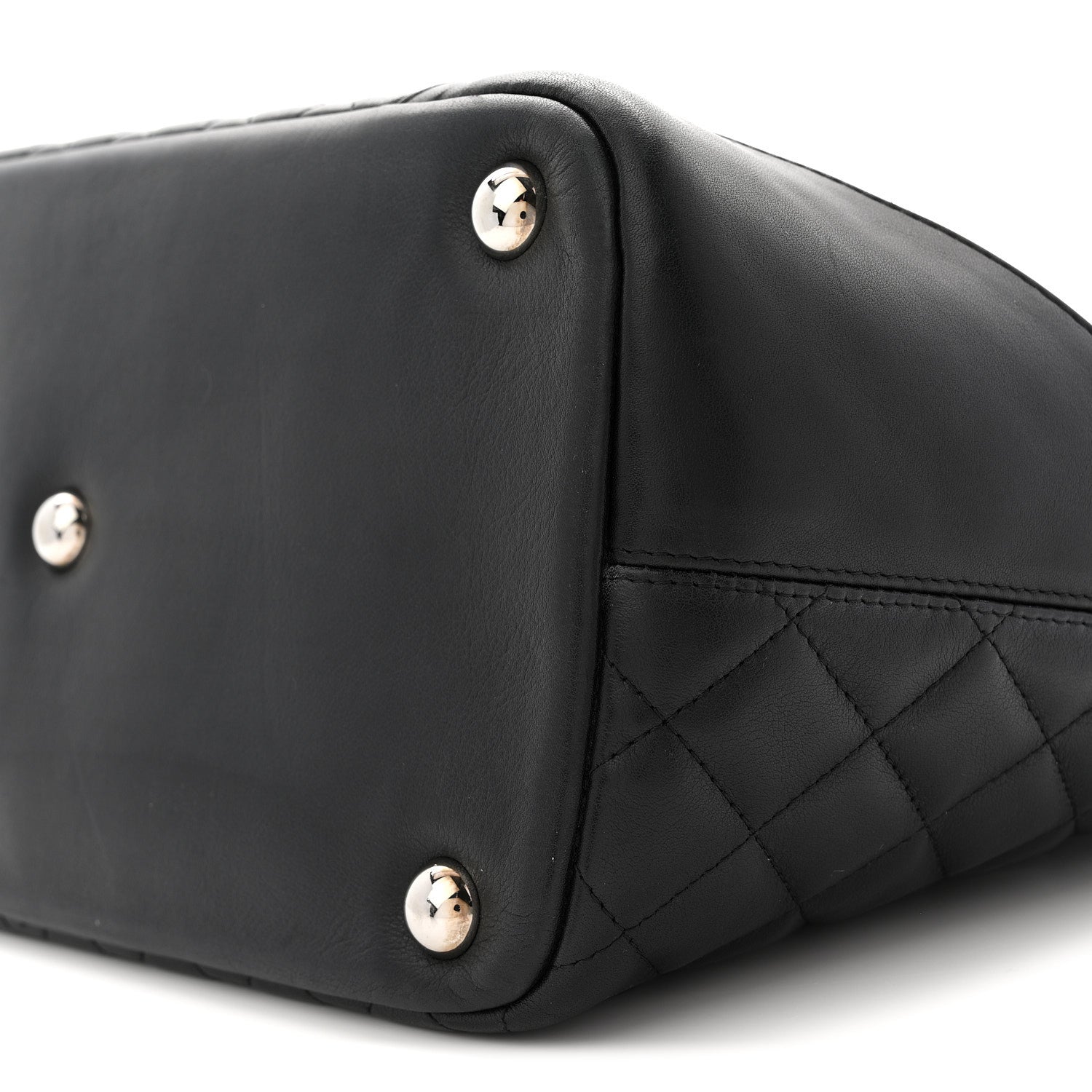 Chanel Calfskin Quilted Large Cambon Tote Black 10 of 14