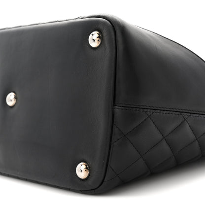 Chanel Calfskin Quilted Large Cambon Tote Black 10 of 14