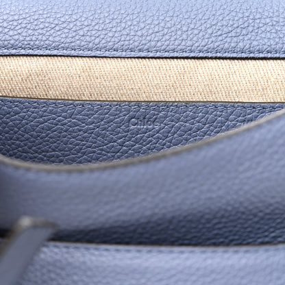Chloe Calfskin Medium Marcie Round Crossbody Bag Street Blue 6 of 14