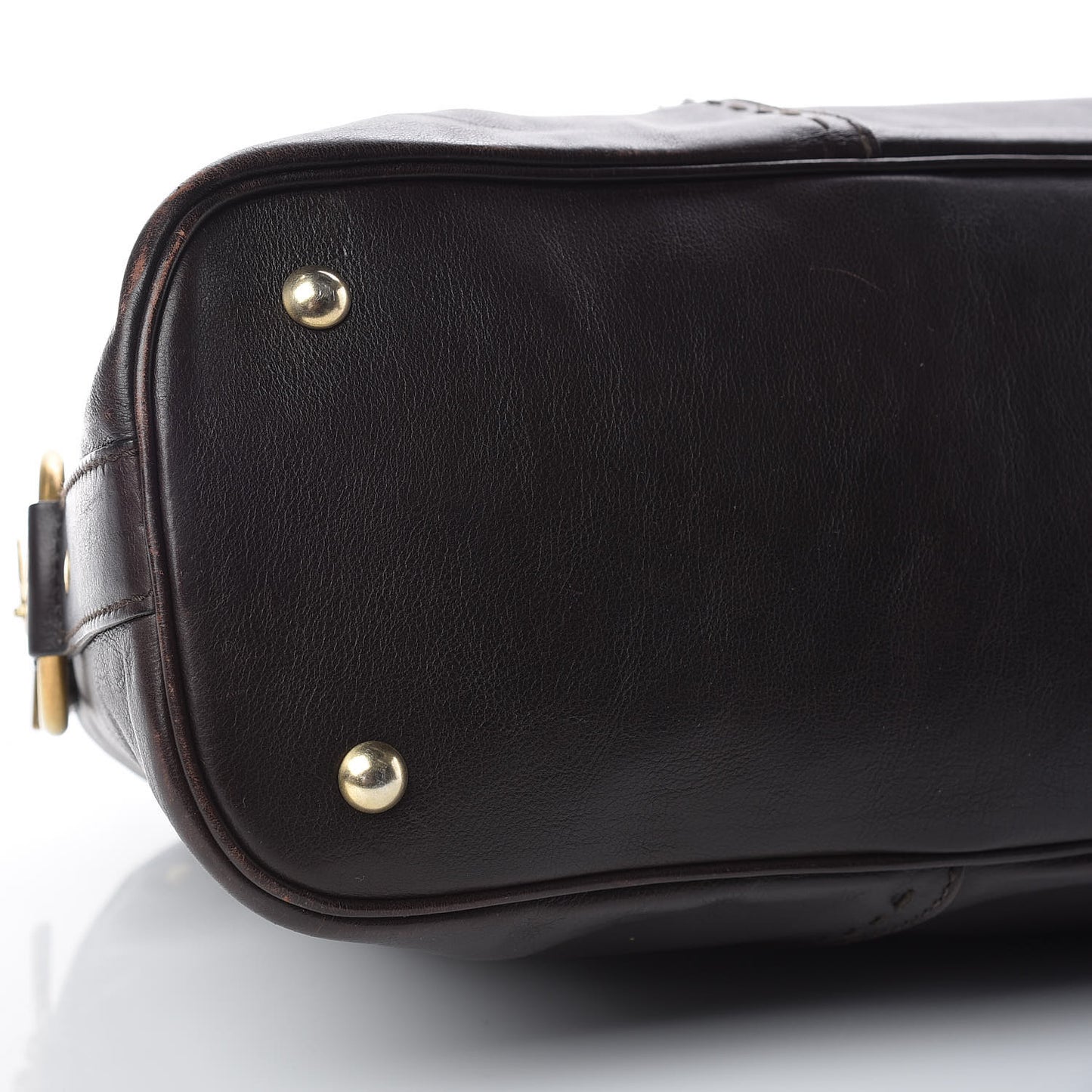 Calfskin Large Muse Dark Brown