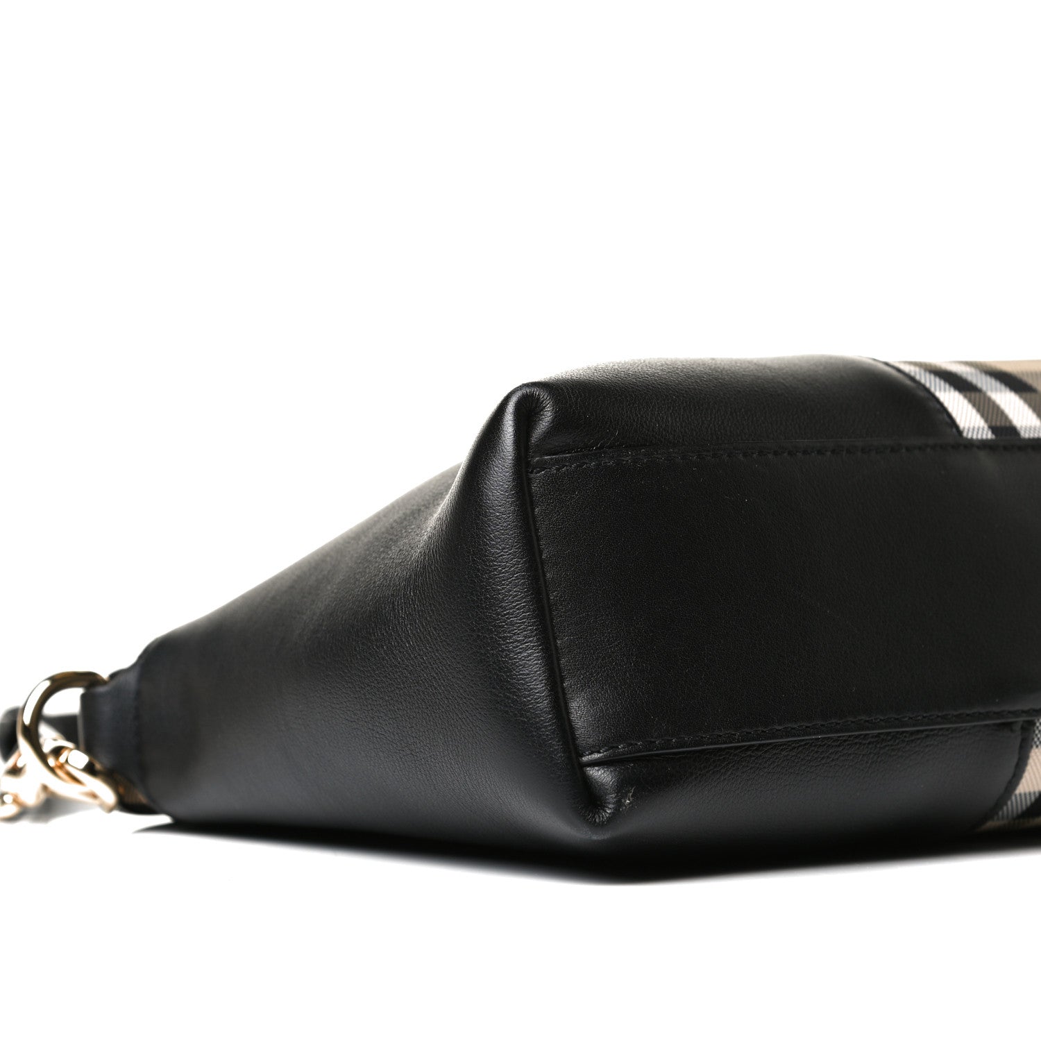 Burberry Horseferry Check Small Chichester Crossbody Clutch Bag Black 9 of 15