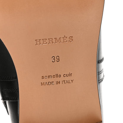 Hermes Calfskin Neo Low Boots 39 Black 7 of 10