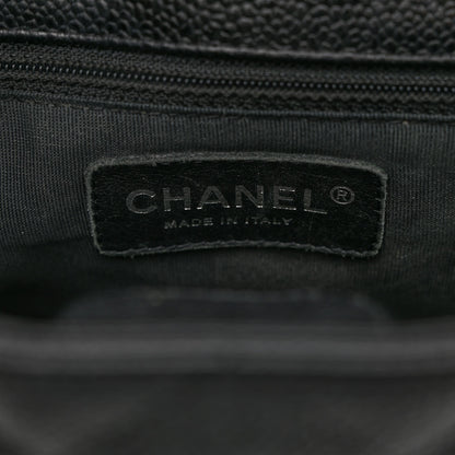 Chanel Caviar Quilted Petit Shopping Tote PST Black 6 of 11