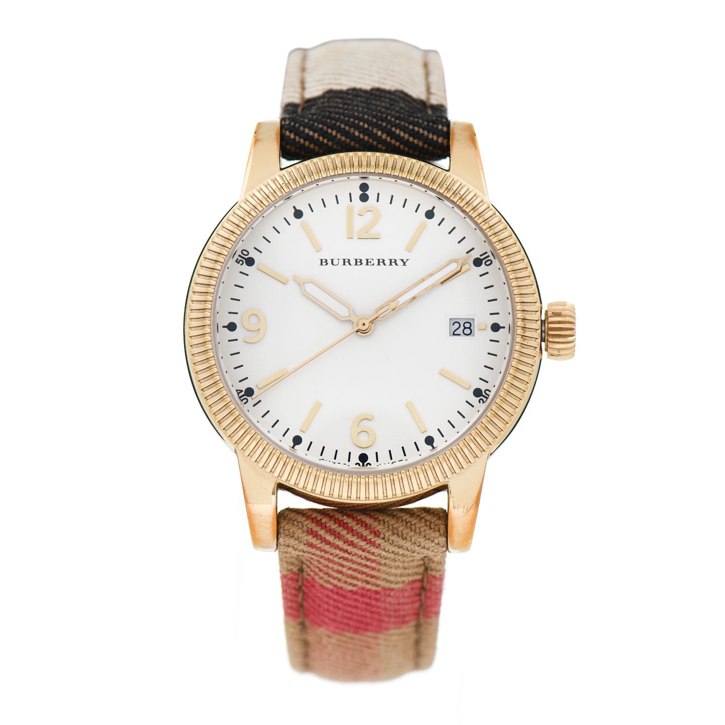 Stainless Steel Calfskin 38mm Quartz Watch BU7853