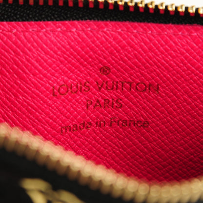 Louis Vuitton Monogram Multicolor Key Pouch Black Grenade 6 of 6
