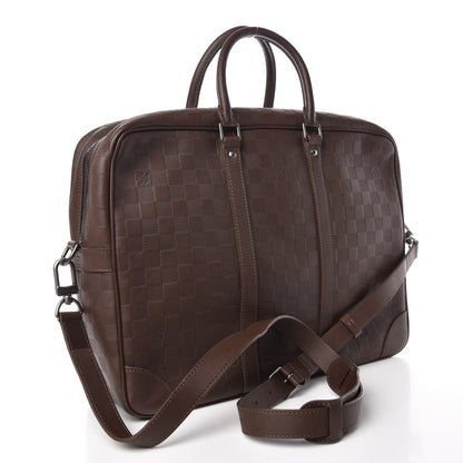 Louis Vuitton Damier Infini Porte-Documents Voyage GM Meteor 3 of 10