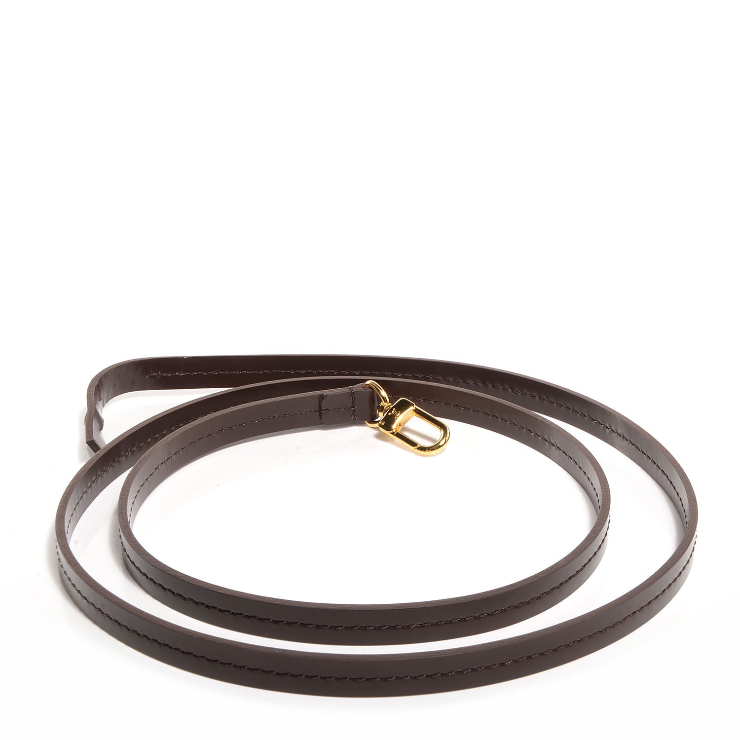 Louis Vuitton Calfskin 12mm Favorite Long Strap Brown 1 of 4
