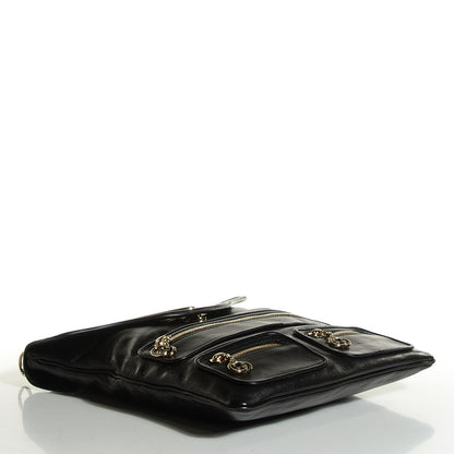 Gucci Calfskin Britt Messenger Bag Black 4 of 7
